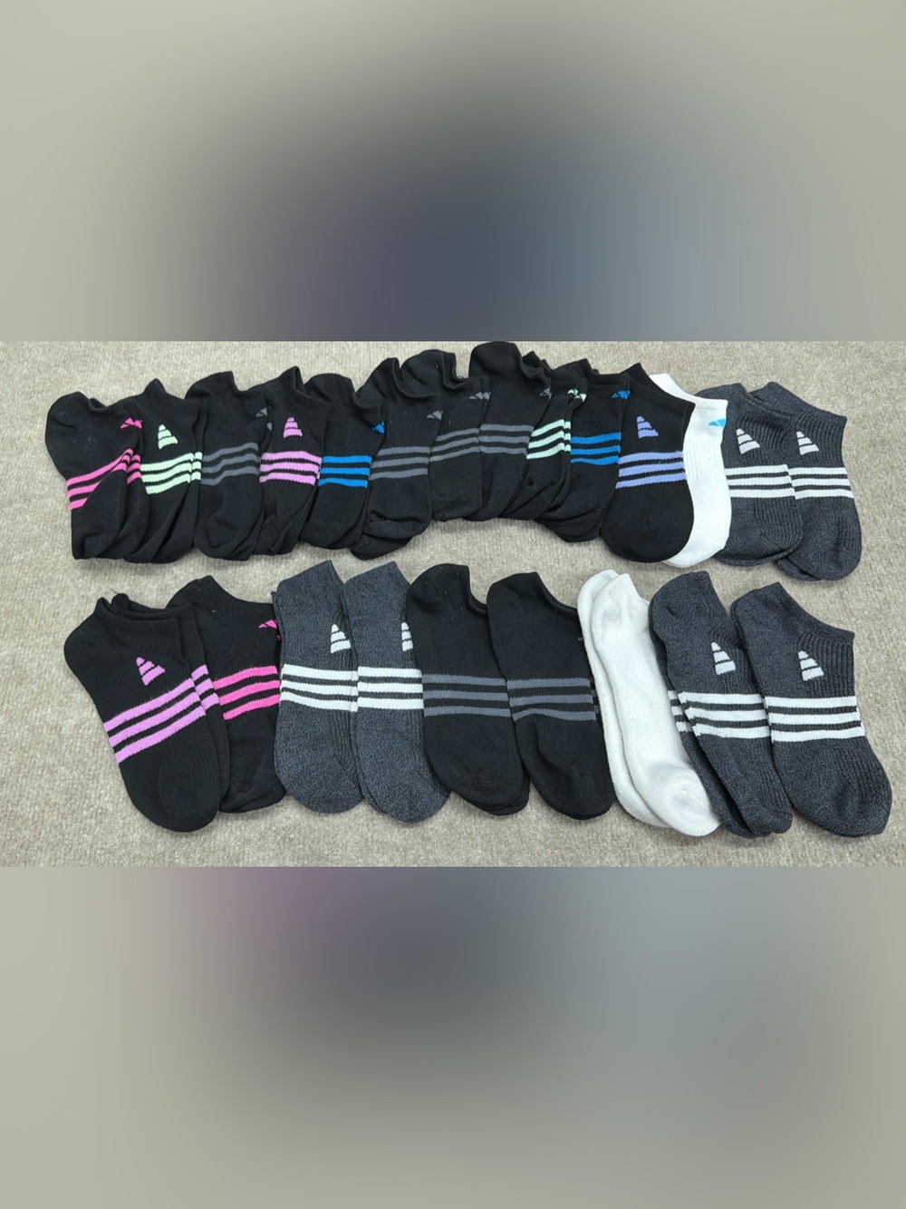 Woman’s Adidas Ankle Socks Lot